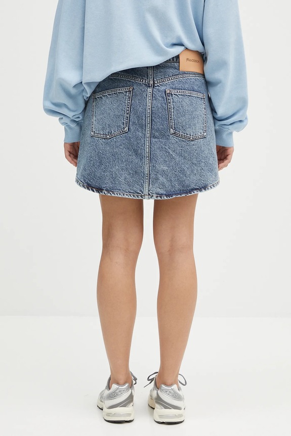 Abbigliamento JW Anderson gonna di jeans Patch Pocket Mini DK0026.PG1619.172 blu
