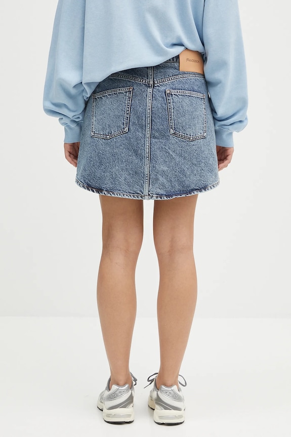 Abbigliamento JW Anderson gonna di jeans Patch Pocket Mini DK0026.PG1619.172 blu