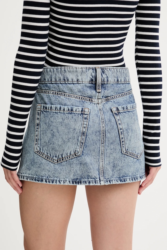 Oblečenie Rifľová sukňa Hollister Co. KI343.5100.280 modrá