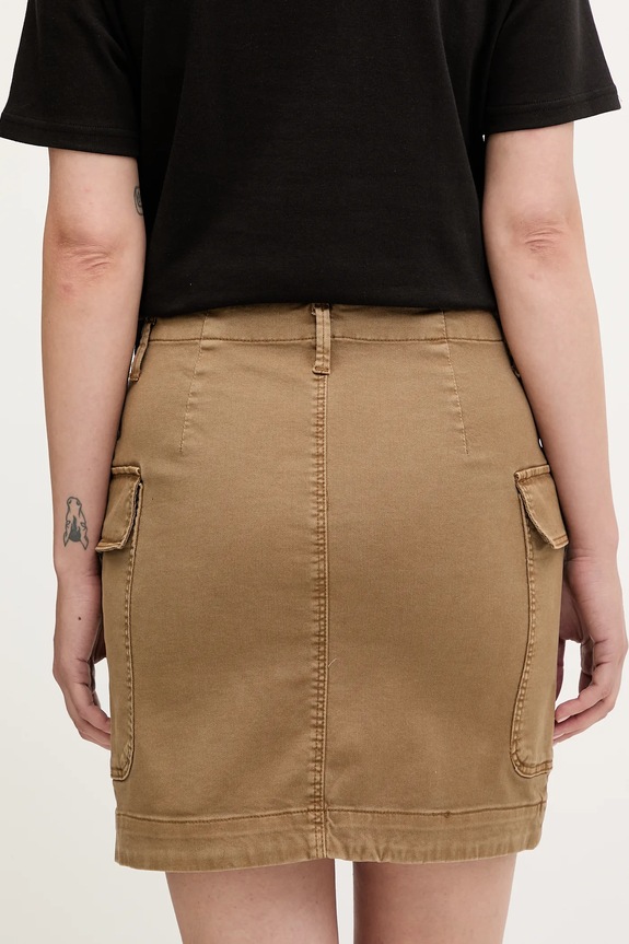 Oblečenie Rifľová sukňa G-Star Cargo short D25235.C106 hnedá