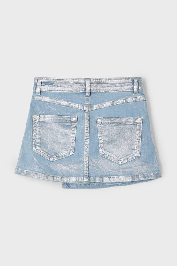 Dziewczynka Mayoral spódnica jeansowa dziecięca 3902.6F.Mini.PPYA niebieski