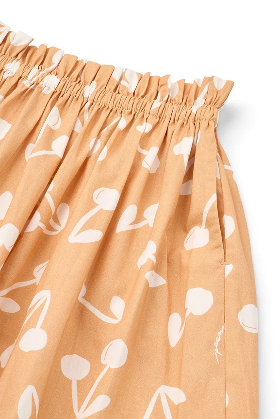 Dievča Dievčenská bavlnená sukňa Liewood Gabriella Printed Skirt LW19796 oranžová