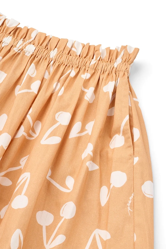 Dievča Dievčenská bavlnená sukňa Liewood Gabriella Printed Skirt LW19796 oranžová