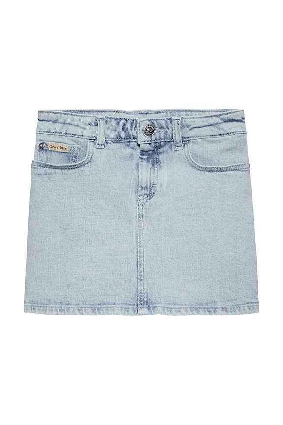 Dječja traper suknja Calvin Klein Jeans IG0IG02893.PPYA plava SS25