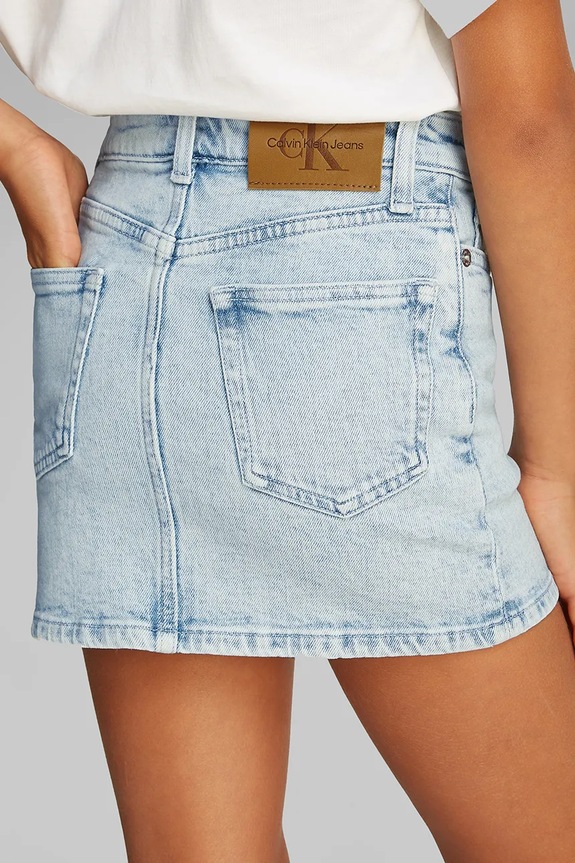 Dječja traper suknja Calvin Klein Jeans IG0IG02893.PPYA plava
