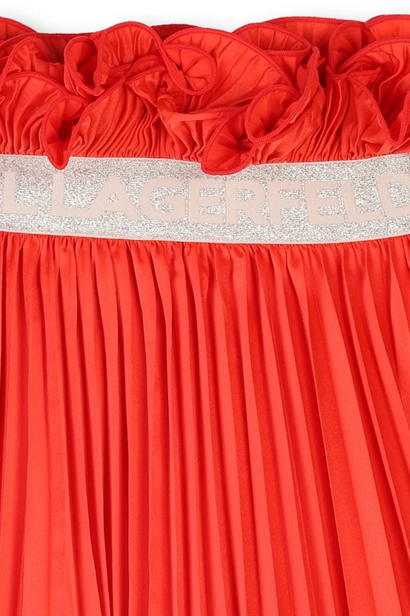 Dječja suknja Karl Lagerfeld narančasta Z30475.156.162