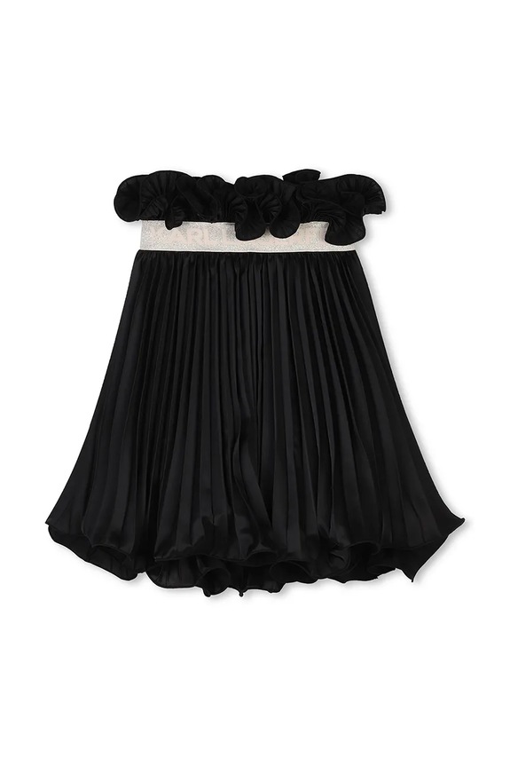 Dievčenská sukňa Karl Lagerfeld Z30475.156.162 čierna SS25