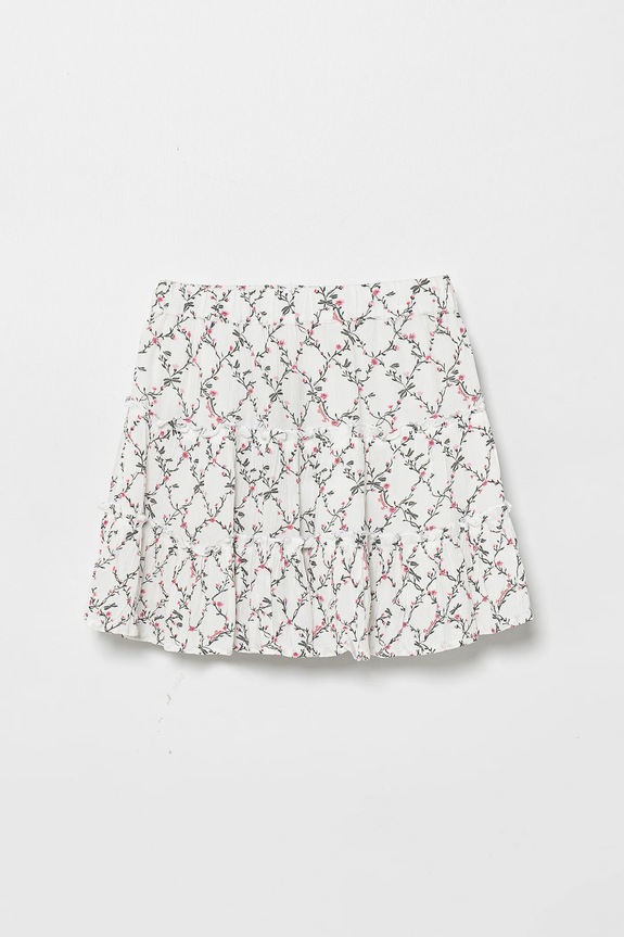 Παιδική φούστα United Colors of Benetton μίνι λευκό 4KEUC0027.G.Seasonal