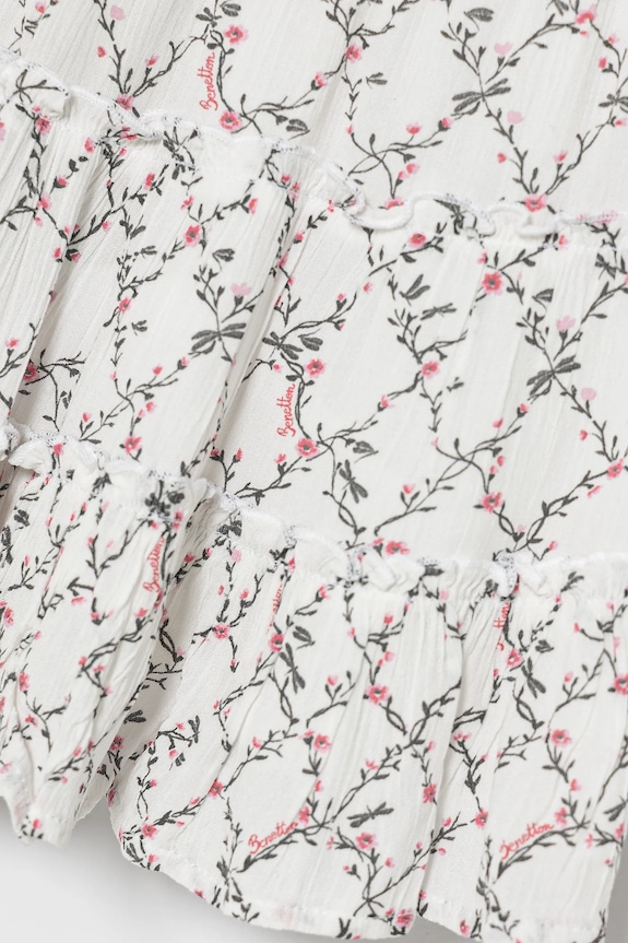 Κοριτσίστικα Παιδική φούστα United Colors of Benetton 4KEUC0027.G.Seasonal λευκό