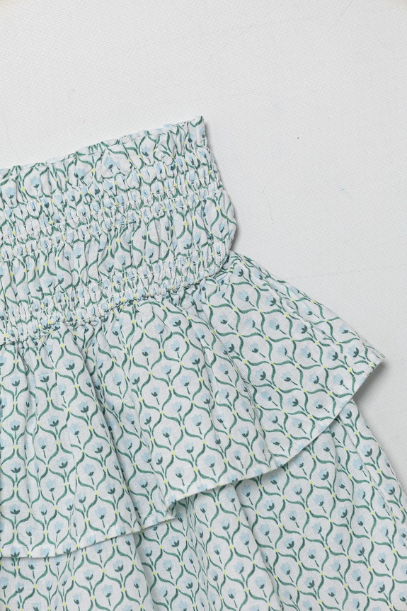 Djevojčice Dječja lanena suknja United Colors of Benetton 4Q1NC0023.G.Seasonal plava