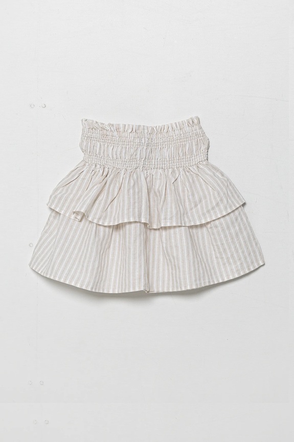 Παιδική λινή φούστα United Colors of Benetton 4Q1NC0023.G.Seasonal μπεζ SS25