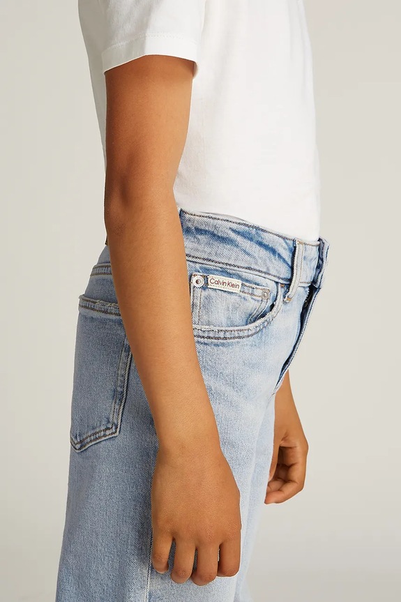 Dječje traperice Calvin Klein Jeans SKATER IB0IB02297.PPYA plava