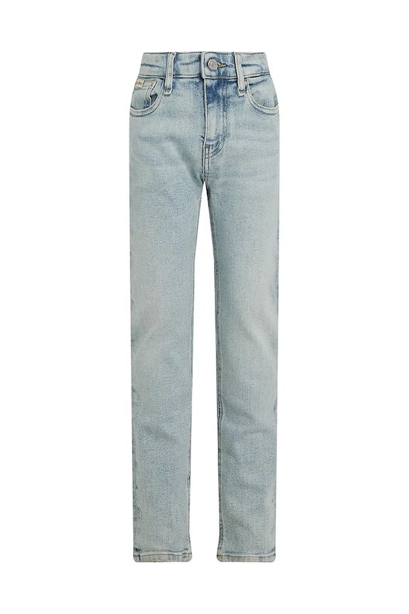 Calvin Klein Jeans jeans copii SLIM jeans albastru IB0IB02304.128.176.PPYA