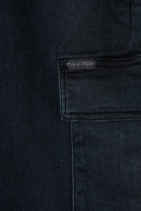 Chlapec Detské rifle Calvin Klein Jeans DENIM JOGGER IB0IB02408.PPYA tmavomodrá