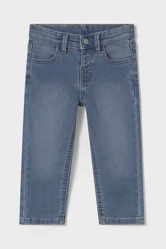 Джинси для немовлят Mayoral soft denim 1582.3E.Baby.PPYA блакитний SS25