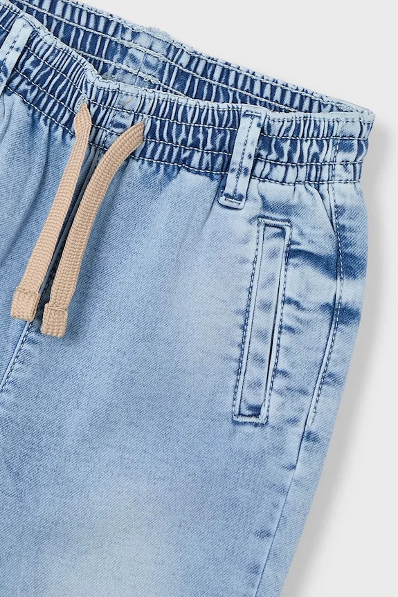 CHLAPEC Dětské rifle Mayoral soft denim jogger 3564.5B.Mini.PPYA modrá