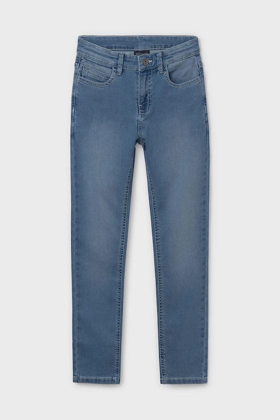 Detské rifle Mayoral soft denim 6530.7F.Junior.PPYA modrá SS25