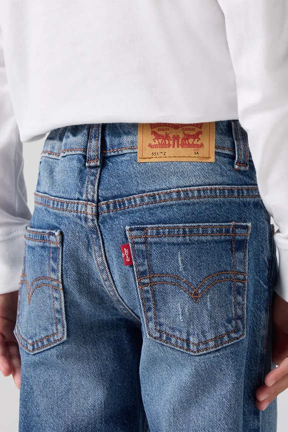Dječje traperice Levi's 551Z AUTHENTIC STRAIGHT JE 8EL231