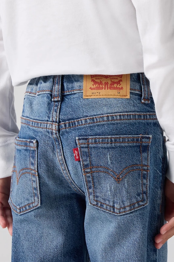 Dječje traperice Levi's 551Z AUTHENTIC STRAIGHT JE 8EL231