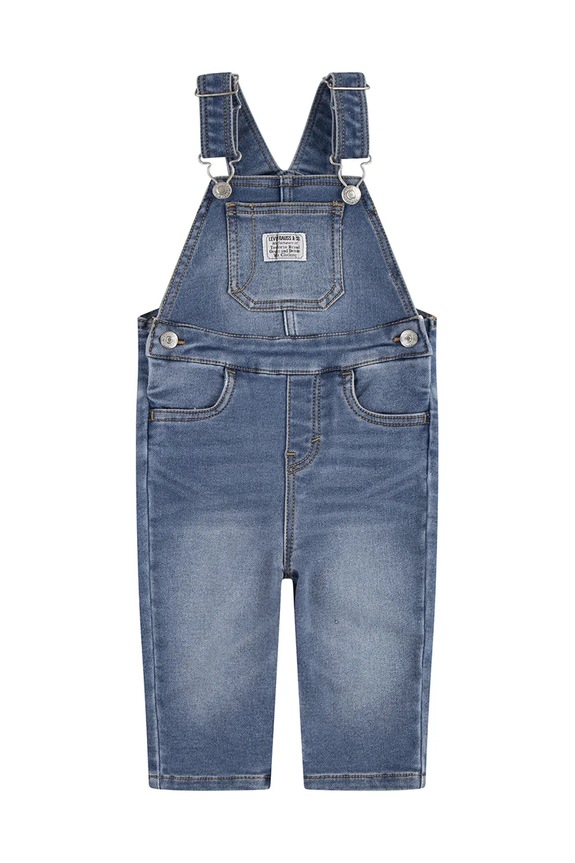 Levi's ogrodniczki jeansowe dziecięce MY FIRST OVERALL ogrodniczki niebieski 6EM334