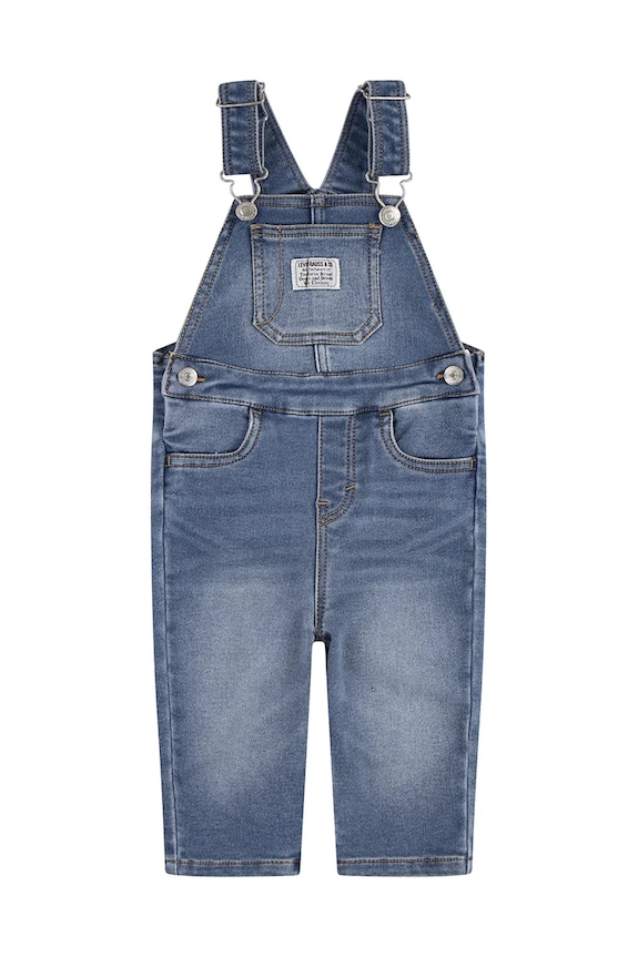 Levi's ogrodniczki jeansowe dziecięce MY FIRST OVERALL ogrodniczki niebieski 6EM334