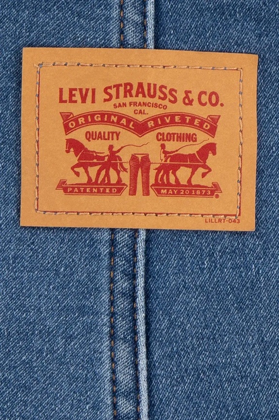 Levi's ogrodniczki jeansowe dziecięce MY FIRST OVERALL niebieski 6EM334