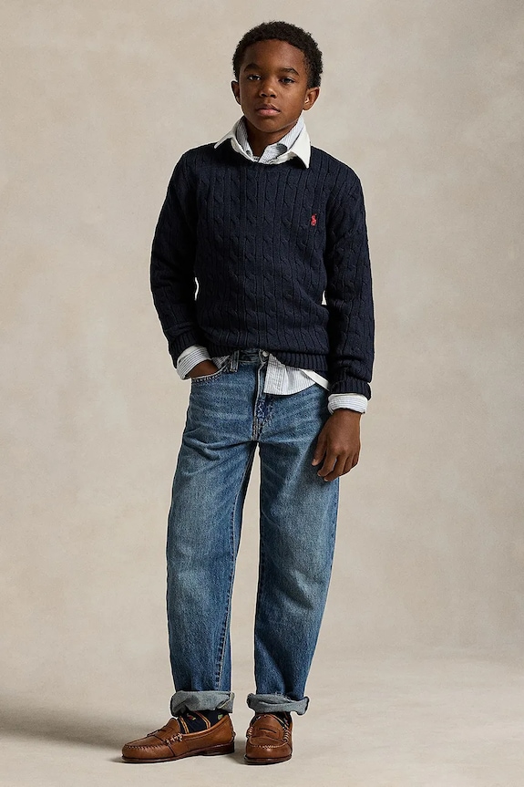 Polo Ralph Lauren gyerek farmer farmernadrág kék 323917223001