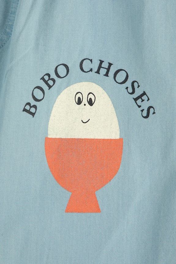 Bobo Choses jeansy dziecięce Morning Egg turkusowy 125AC083