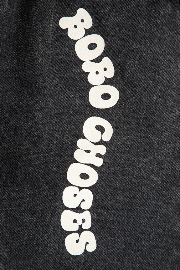 Bobo Choses jeans copii Wavy negru 125AC084