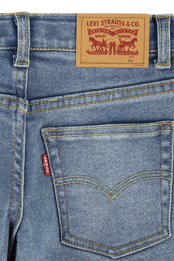 Dětské rifle Levi's STAY LOOSE TAPER JEANS modrá 8ED516.PPYA