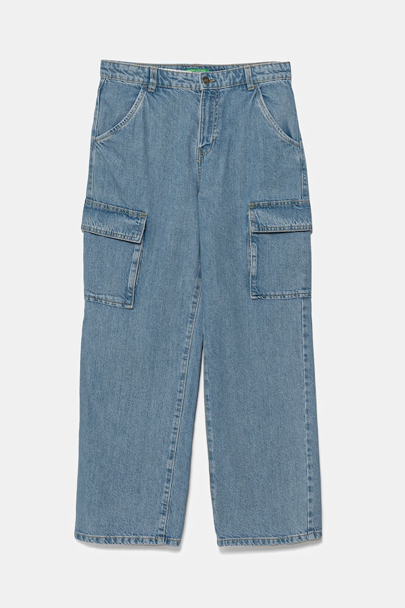 United Colors of Benetton jeansy dziecięce Planet friendly niebieski 4R76CE041.G.Seasonal