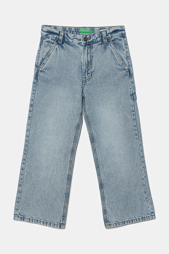 United Colors of Benetton jeansy dziecięce Planet friendly granatowy 4VJECF044.G.Seasonal