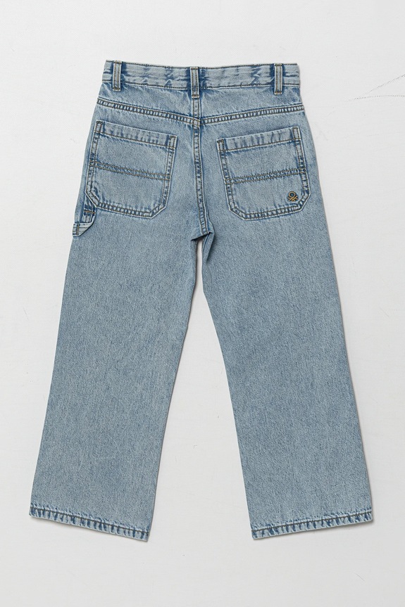 United Colors of Benetton jeansy dziecięce 4VJECF044.G.Seasonal granatowy SS25