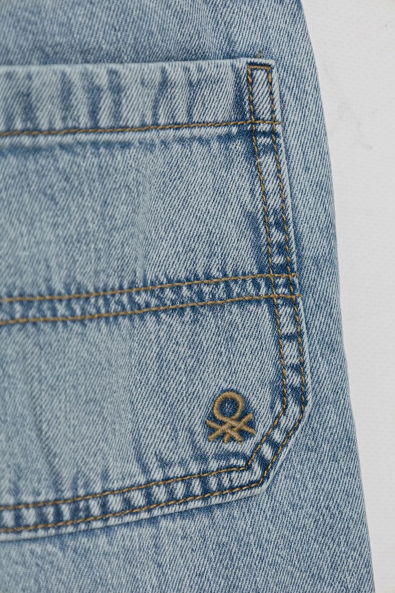 Chłopiec United Colors of Benetton jeansy dziecięce 4VJECF044.G.Seasonal granatowy