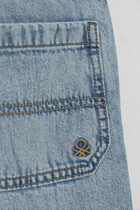 Chłopiec United Colors of Benetton jeansy dziecięce 4VJECF044.G.Seasonal granatowy