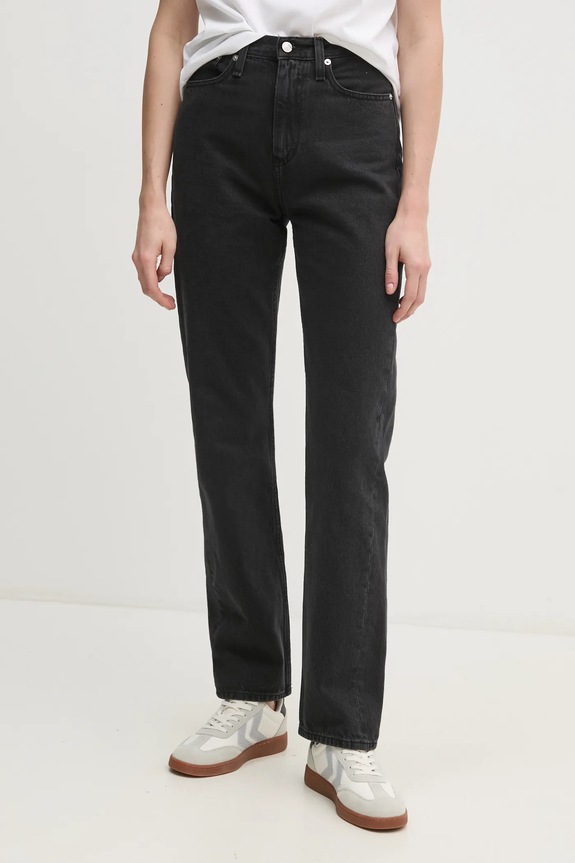 Rifle Calvin Klein Jeans Planet friendly čierna J20J224505