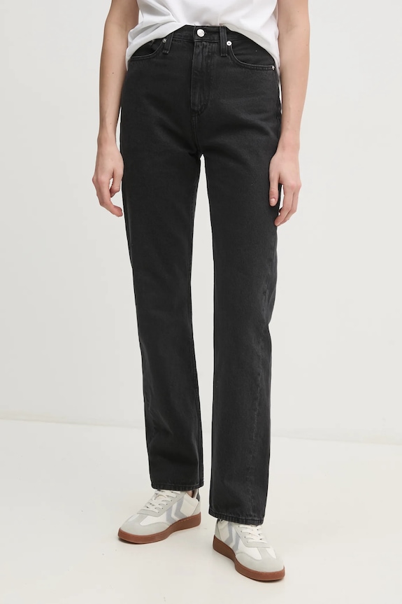 Rifle Calvin Klein Jeans Planet friendly čierna J20J224505