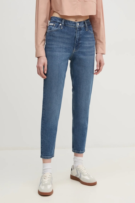 Дънки Calvin Klein Jeans Planet friendly син J20J224514