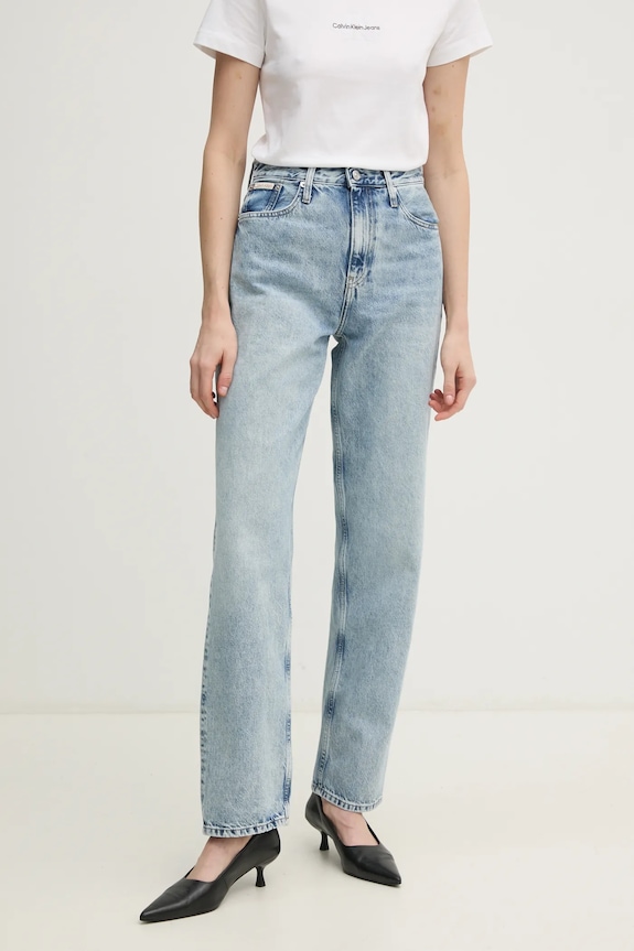 Calvin Klein Jeans jeansy Planet friendly niebieski J20J225002