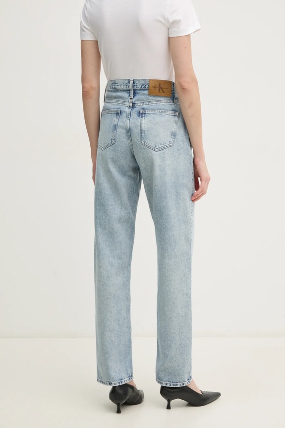 Odzież Calvin Klein Jeans jeansy J20J225002 niebieski