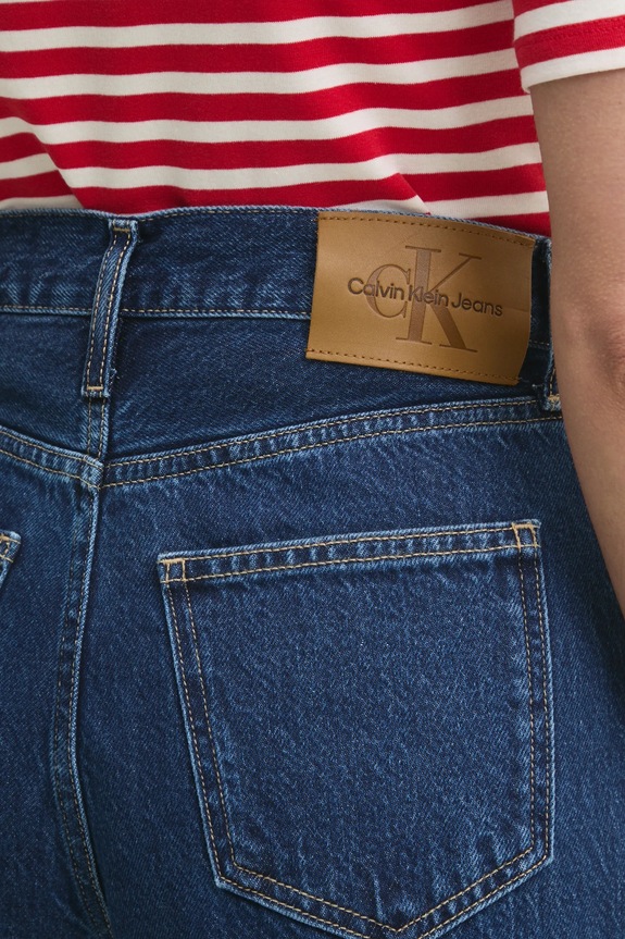 Džíny Calvin Klein Jeans J20J225004 námořnická modř