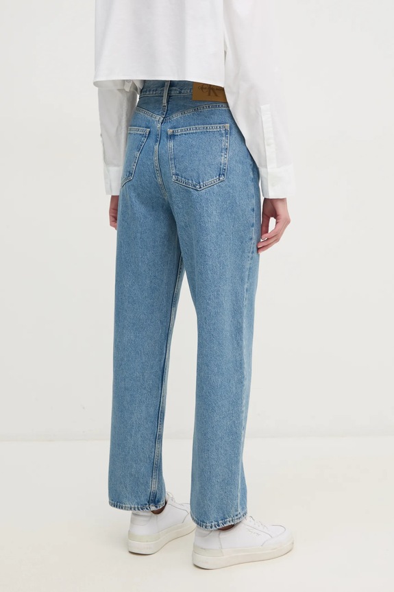 Oblečenie Rifle Calvin Klein Jeans J20J225005 modrá