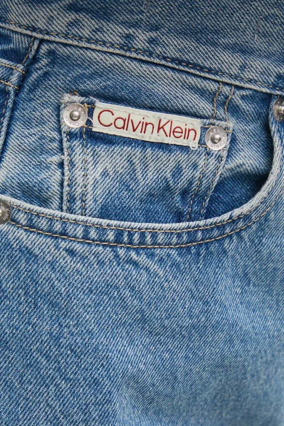 Rifle Calvin Klein Jeans modrá J20J225005