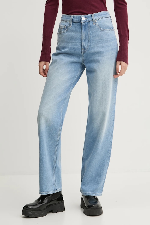 Tommy Jeans jeansy Planet friendly niebieski DW0DW19581