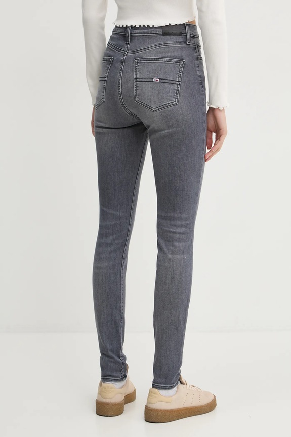 Odzież Tommy Jeans jeansy DW0DW19590 szary