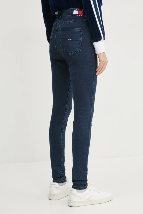 Odzież Tommy Jeans jeansy DW0DW20217 granatowy