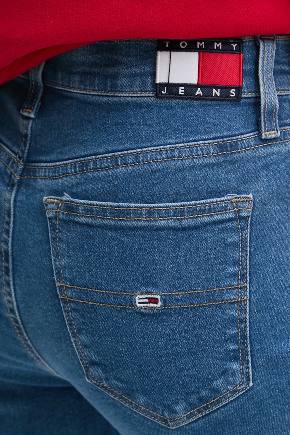 Rifle Tommy Jeans modrá DW0DW20220