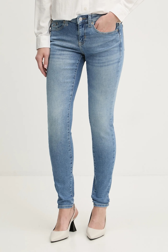 Traperice Tommy Jeans niski plava DW0DW20453