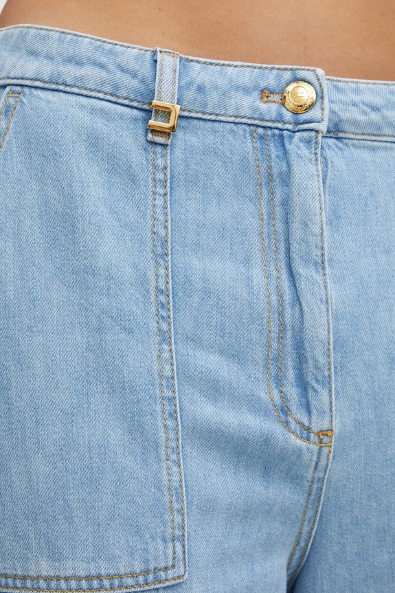 Τζιν παντελόνι Elisabetta Franchi PJ84D51E2