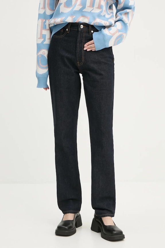 HUGO jeansy granatowy 50530315